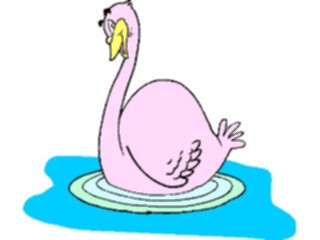 Sticker Custom Preview Image #020310 Animals Cartoons Goose Smiling
