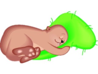 Sticker Custom Preview Image #020321 Animals Cartoons Gopher Sleeping