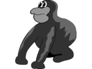 Sticker Custom Preview Image #020327 Animals Cartoons Gorilla3