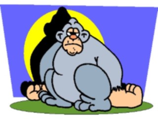 Sticker Custom Preview Image #020328 Animals Cartoons Gorilla4