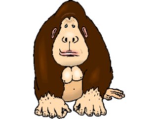 Sticker Custom Preview Image #020329 Animals Cartoons Gorilla5