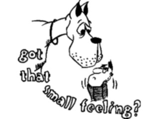 Sticker Custom Preview Image #020336 Animals Cartoons Got That Small Feeling