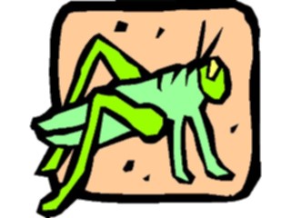 Sticker Custom Preview Image #020337 Animals Cartoons Grasshopper1