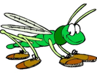 Sticker Custom Preview Image #020339 Animals Cartoons Grasshopper3