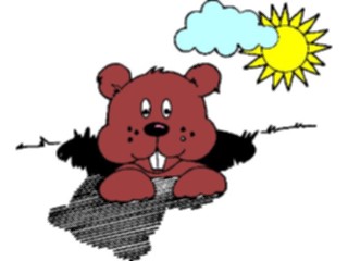 Sticker Custom Preview Image #020349 Animals Cartoons Groundhog7