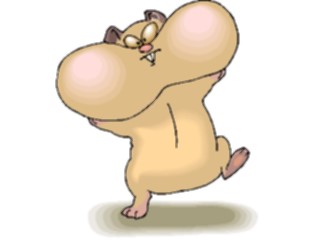 Sticker Custom Preview Image #020356 Animals Cartoons Hamster Big Cheeks2
