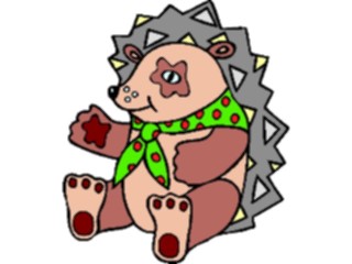 Sticker Custom Preview Image #020364 Animals Cartoons Hedgehog1
