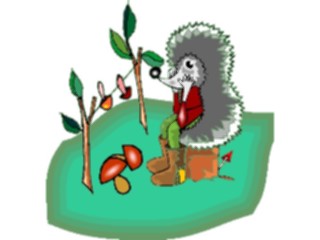Sticker Custom Preview Image #020367 Animals Cartoons Hedgehog4