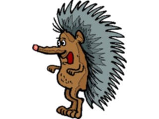 Sticker Custom Preview Image #020371 Animals Cartoons Hedgehog Happy