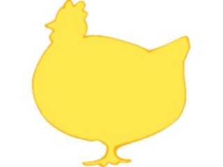 Sticker Custom Preview Image #020377 Animals Cartoons Hen1
