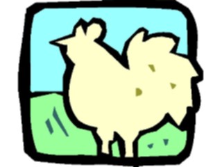 Sticker Custom Preview Image #020378 Animals Cartoons Hen2