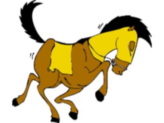 Sticker Custom Preview Image #020433 Animals Cartoons Horse01