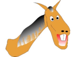 Sticker Custom Preview Image #020435 Animals Cartoons Horse03
