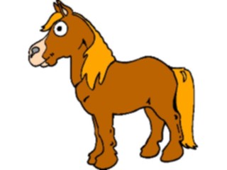 Sticker Custom Preview Image #020439 Animals Cartoons Horse07