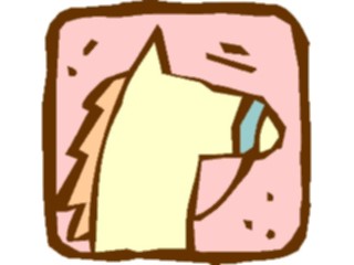 Sticker Custom Preview Image #020441 Animals Cartoons Horse09