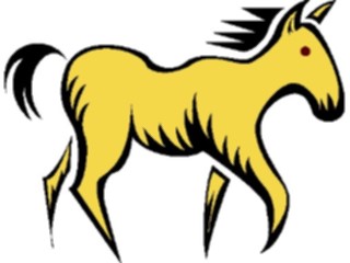 Sticker Custom Preview Image #020443 Animals Cartoons Horse11