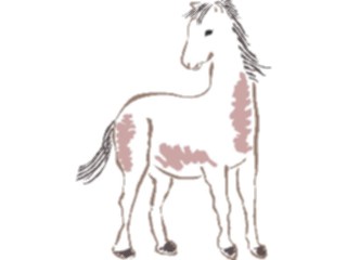 Sticker Custom Preview Image #020444 Animals Cartoons Horse12