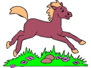 Sticker Custom Preview Image #020451 Animals Cartoons Horse19