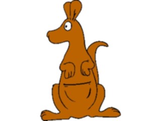 Sticker Custom Preview Image #020525 Animals Cartoons Kangaroo1