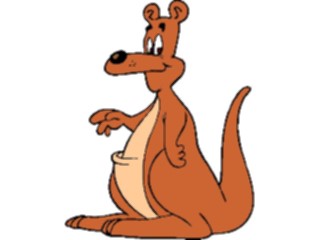 Sticker Custom Preview Image #020531 Animals Cartoons Kangaroo7