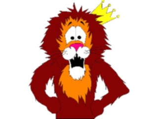 Sticker Custom Preview Image #020553 Animals Cartoons Kingofthe Jungle