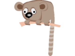 Sticker Custom Preview Image #020616 Animals Cartoons Lemur