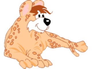 Sticker Custom Preview Image #020617 Animals Cartoons Leopard Happy