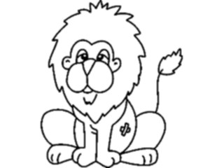 Sticker Custom Preview Image #020621 Animals Cartoons Lion01