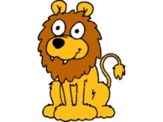 Sticker Custom Preview Image #020627 Animals Cartoons Lion07