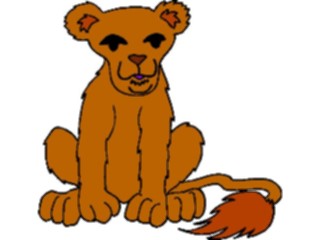 Sticker Custom Preview Image #020645 Animals Cartoons Lion Cub2
