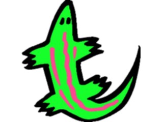 Sticker Custom Preview Image #020681 Animals Cartoons Lizard01