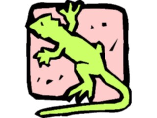 Sticker Custom Preview Image #020682 Animals Cartoons Lizard02