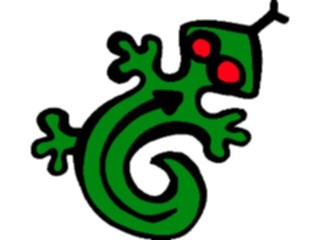 Sticker Custom Preview Image #020686 Animals Cartoons Lizard06