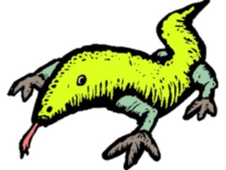 Sticker Custom Preview Image #020690 Animals Cartoons Lizard10