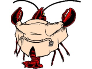 Sticker Custom Preview Image #020718 Animals Cartoons Lobster Flashing