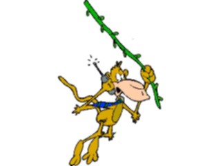 Sticker Custom Preview Image #020817 Animals Cartoons Monkeywith Phone