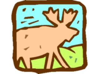 Sticker Custom Preview Image #020826 Animals Cartoons Moose4