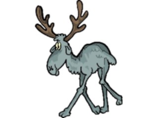 Sticker Custom Preview Image #020829 Animals Cartoons Moose7