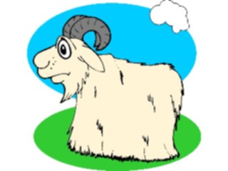 Sticker Custom Preview Image #020855 Animals Cartoons Mountain Goat2