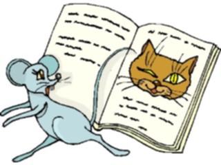 Sticker Custom Preview Image #020896 Animals Cartoons Mouse Cat Picture