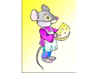 Sticker Custom Preview Image #020903 Animals Cartoons Mouse Cheese06