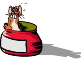 Sticker Custom Preview Image #020930 Animals Cartoons Mousein Jar