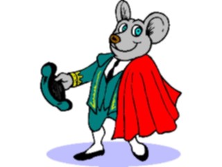 Sticker Custom Preview Image #020937 Animals Cartoons Mouse Matador