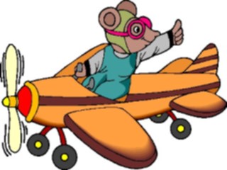 Sticker Custom Preview Image #020941 Animals Cartoons Mouse Pilot