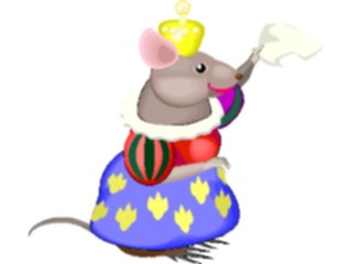 Sticker Custom Preview Image #020942 Animals Cartoons Mouse Queen