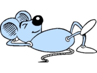 Sticker Custom Preview Image #020961 Animals Cartoons Mouse Sleeping2