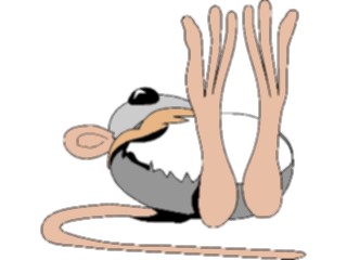 Sticker Custom Preview Image #020963 Animals Cartoons Mouse Sleeping4