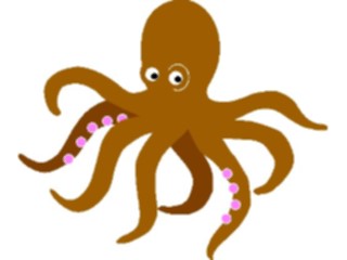 Sticker Custom Preview Image #021005 Animals Cartoons Octopus05