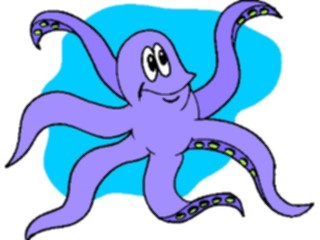 Sticker Custom Preview Image #021012 Animals Cartoons Octopus12