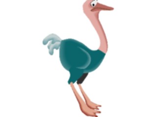 Sticker Custom Preview Image #021029 Animals Cartoons Ostrich5